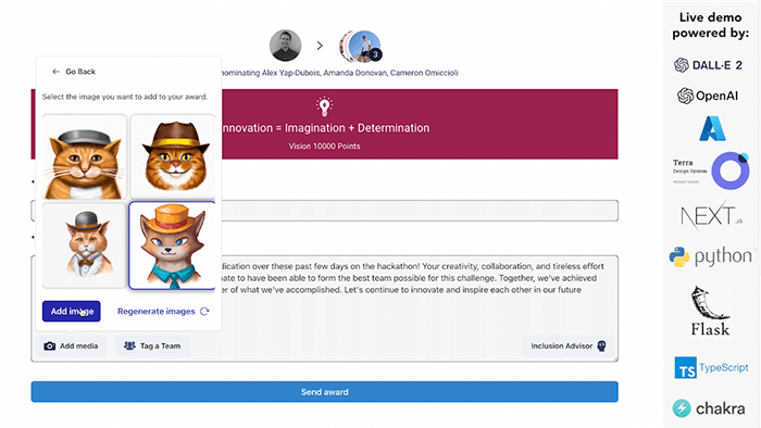 AI Generated Media for Awards