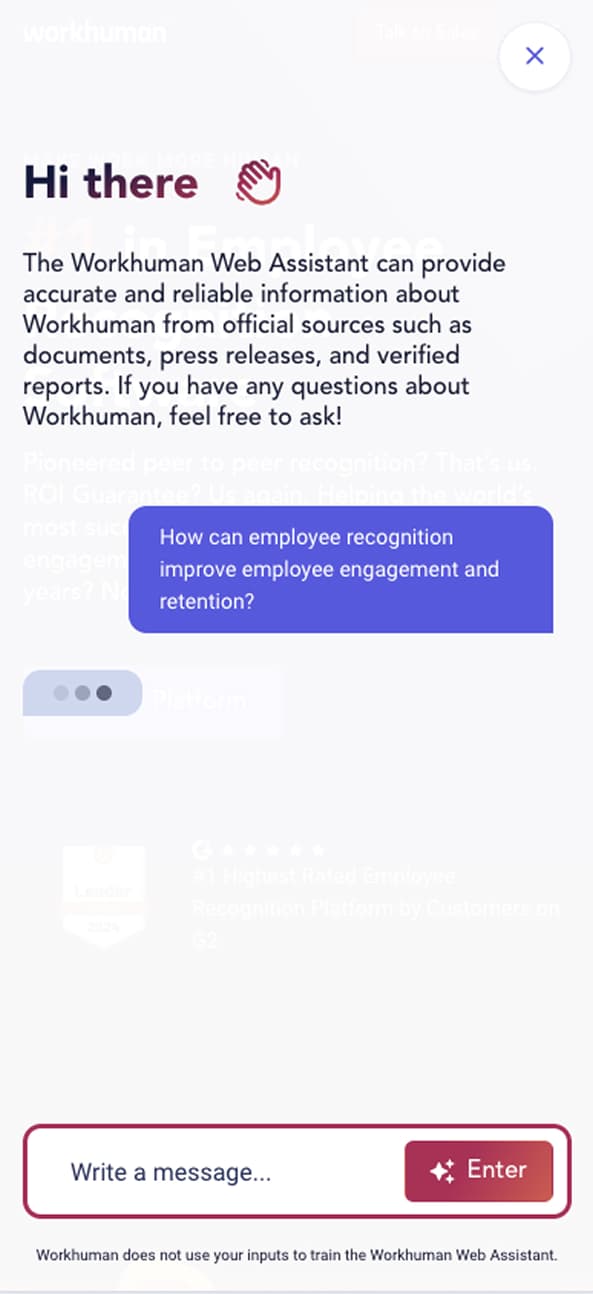 Workhuman Web Assistant